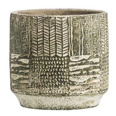 Bloempot Loek - groen - 14xØ15 cm