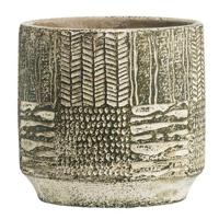 Bloempot Loek - groen - 14xØ15 cm - thumbnail