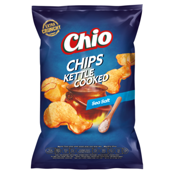 Chio Chips Kettle Cooked Sea Salt 150 g bij Jumbo