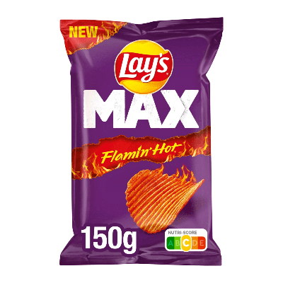 Lays max flamin' hot zak (9x 150gr)