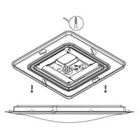 Eglo Led plafondlampCompeta 1 24w - 3000K - 34cm wit - 95679 - thumbnail