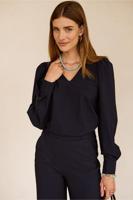 Studio Anneloes Les Top 94821 T-shirt Lange Mouw 6900 Dark Blue - thumbnail