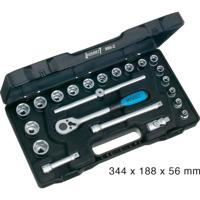HAZET Dopsleutelset 880-2 - 3/8 inch (10 mm) vierkant hol - Buiten-zeskant-tractieprofiel - 22-delig - 6 - 22 - thumbnail