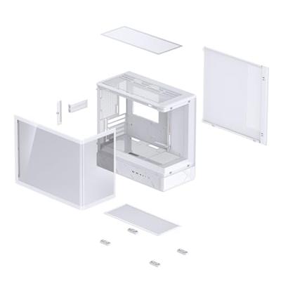 Jonsbo Mini-tower PC-behuizing, Behuizing, Gaming-behuizing Wit