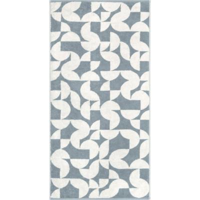 Cawö Cawo Studio gemustert 6251 Handdoek 50x100 nordic blue