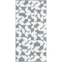 Cawö Cawo Studio gemustert 6251 Handdoek 50x100 nordic blue - thumbnail