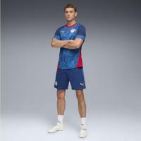 PUMA RB Leipzig Trainingsshirt 2025-2026 Blauw Donkerblauw Rood - thumbnail