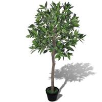 VidaXL Kunst laurierboom met pot 120 cm - thumbnail