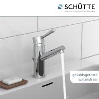 CORNWALL ééngreepsmengkraan wastafel, chroom draaibare uitloop keramische schijven geluidsarme, verwisselbare 35 mm-cartouche mousseur "Made in Germany" flexibele metalen aansluitslangen vol - thumbnail