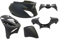 Plaatset 5-delig Edge voor Piaggio Zip-SP vanaf bouwjaar 2000 - mat zwart - thumbnail
