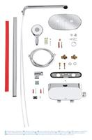 Rainshower Systeem SmartControl 360 MONO Douchesysteem met thermostaatkraan (Chroom) - thumbnail