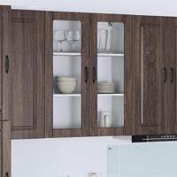 Keukenkast Kalmar Bruin Eiken 80 x 31 x 100 cm Bewerkt hout - thumbnail