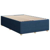 Boxspring met matras stof blauw 120x200 cm - thumbnail