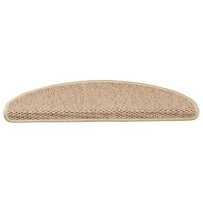 Trapmatten zelfklevend 15 st sisal-look 65x21x4 cm zandkleurig - thumbnail