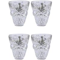 Funny Fashion 74689 4x shotglaasje doodskop - thumbnail