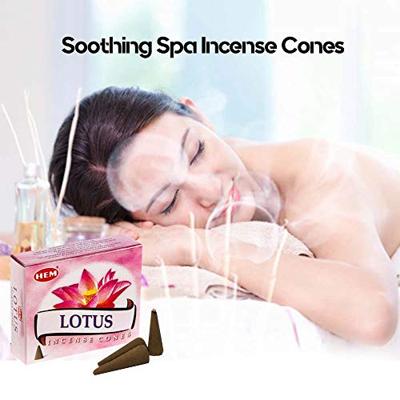 HEM Wierook Kegels Lotus (1 doosje) HEM Wierook Kegels Lotus (1 doosje)