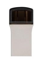 Transcend JetFlash 890 USB-stick smartphone/tablet Zilver 128 GB USB-A 3.2 Gen 2, USB-C - thumbnail