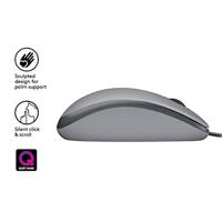 Logitech M110 stille muis mid gray - thumbnail