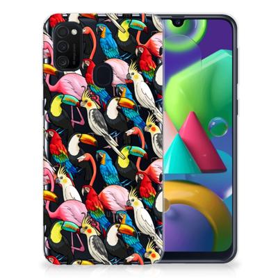 Samsung Galaxy M21 | M30s TPU Hoesje Birds Samsung Galaxy M21 | M30s TPU Hoesje Birds
