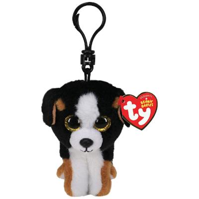 TY Beanie Babies Clip Hondenknuffel Roscoe 7 cm TY Beanie Babies Clip Hondenknuffel Roscoe 7 cm