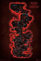 Poster House of the Dragon - Map Westeros 61x91,5cm - thumbnail