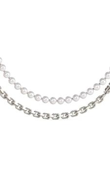 Heren ketting Guess JUMN04062JWSTWIT-U 45 cm