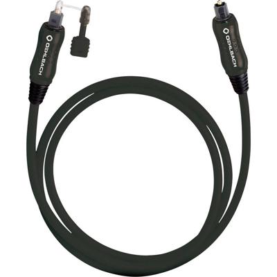 Toslink Audio Aansluitkabel [1x Toslink-stekker (ODT) - 1x Toslink-stekker (ODT)] 1.50 m Zwart Oehlbach OPTO Star Black