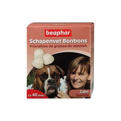 Beaphar Schapenvet bonbons met zalm voor de hond 1 verpakking