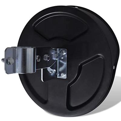 VidaXL Verkeersspiegel voor buiten 30 cm pc-kunststof zwart
