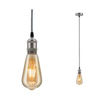 Paulmann Eldar 50385 Hanglamp LED E27 Grijs, Nikkel - thumbnail