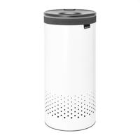 Brabantia wasbox 35 liter met kunststof deksel white - thumbnail