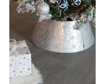 everlands kunstkerstboomring zink dia70cm