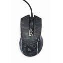 7-knops optische gaming muis met gekleurde verlichting, zwart - thumbnail
