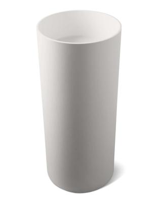 Wastafel Staand Luca Sanitair Vado Rond Met Vloer Afvoer 40x40x90 cm Solid Surface Mat Wit Wastafel Staand Luca Sanitair Vado Rond Met Vloer Afvoer 40x40x90 cm Solid Surface Mat Wit