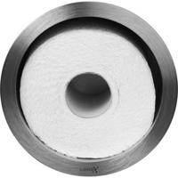 Inbouw Reserverolhouder LoooX Closed Rond Voor 1 Rol RVS Looox - thumbnail