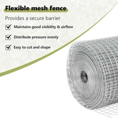 VidaXL Afrasteringspaal zilver 10 x 1,5 m (25 x 25 mm gaas) staal VidaXL Afrasteringspaal zilver 10 x 1,5 m (25 x 25 mm gaas) staal