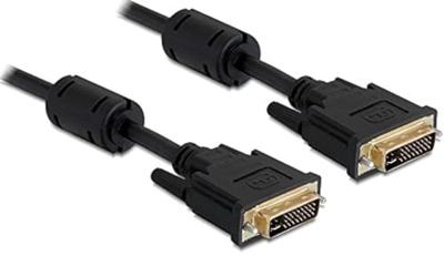 DeLOCK dvi 24+5 kabel (zwart, 1 meter)