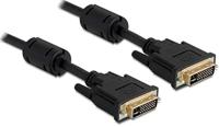 DeLOCK dvi 24+5 kabel (zwart, 1 meter) - thumbnail