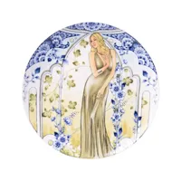 Heinen Delfts Blauw - Wandbord Ella d26cm - thumbnail