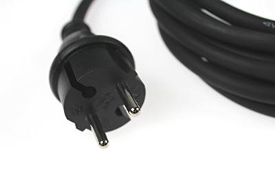 AS Schwabe 70552 Aansluitkabel Stroom Zwart 5.00 m