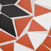 VidaXL Parasolvoet rond 12 kg terracotta wit - thumbnail