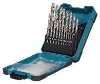 Makita D-78352 Metaal-spiraalboorset 1 mm, 1.5 mm, 2 mm, 2.5 mm, 3 mm, 3.5 mm, 4 mm, 4.5 mm, 5 mm, 5.5 mm, 6 mm, 6.5 mm, 7 mm, 8 mm, 8.5 mm, 9 mm, 9.5 mm, 10 - thumbnail