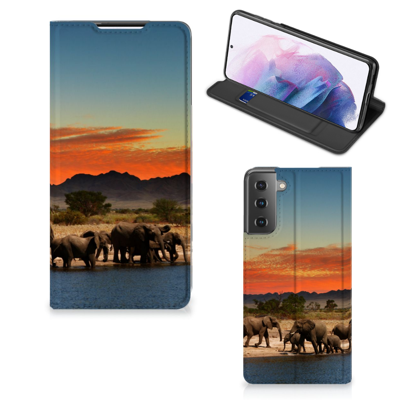 Samsung Galaxy S21 Plus | Hoesje maken | Olifanten