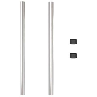 Hekpalen 2 pcs Zilver 70 cm Gegalvaniseerd staal