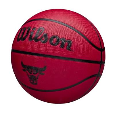 Wilson Nba Team Tribute Solid Chicago Bulls Basketbal Bal Rood 5