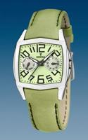 Festina horlogeband F16263-5 Leder Groen + groen stiksel - thumbnail