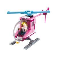 Sluban Helicopter (Girl's Dream) bouwstenen set - thumbnail