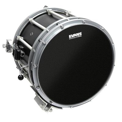 Evans SB13MHB Hybrid Black Marching Snare Drum Head, 13 Inch