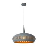 Lucide RAYCO - Hanglamp - Ø 45 cm - 1xE27 - Grijs - thumbnail