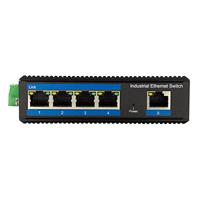 LogiLink NS200P Industrial Ethernet Switch 5 poorten 10 / 100 MBit/s PoE-functie - thumbnail